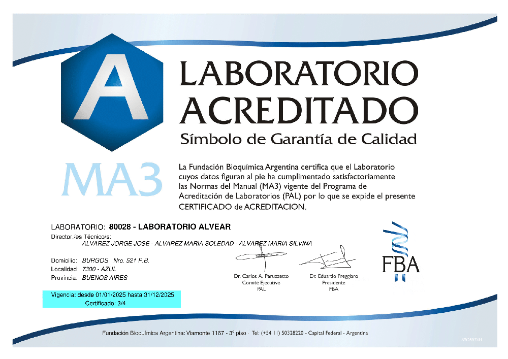 Certificación PAL - Programa de Acreditación de Laboratorios