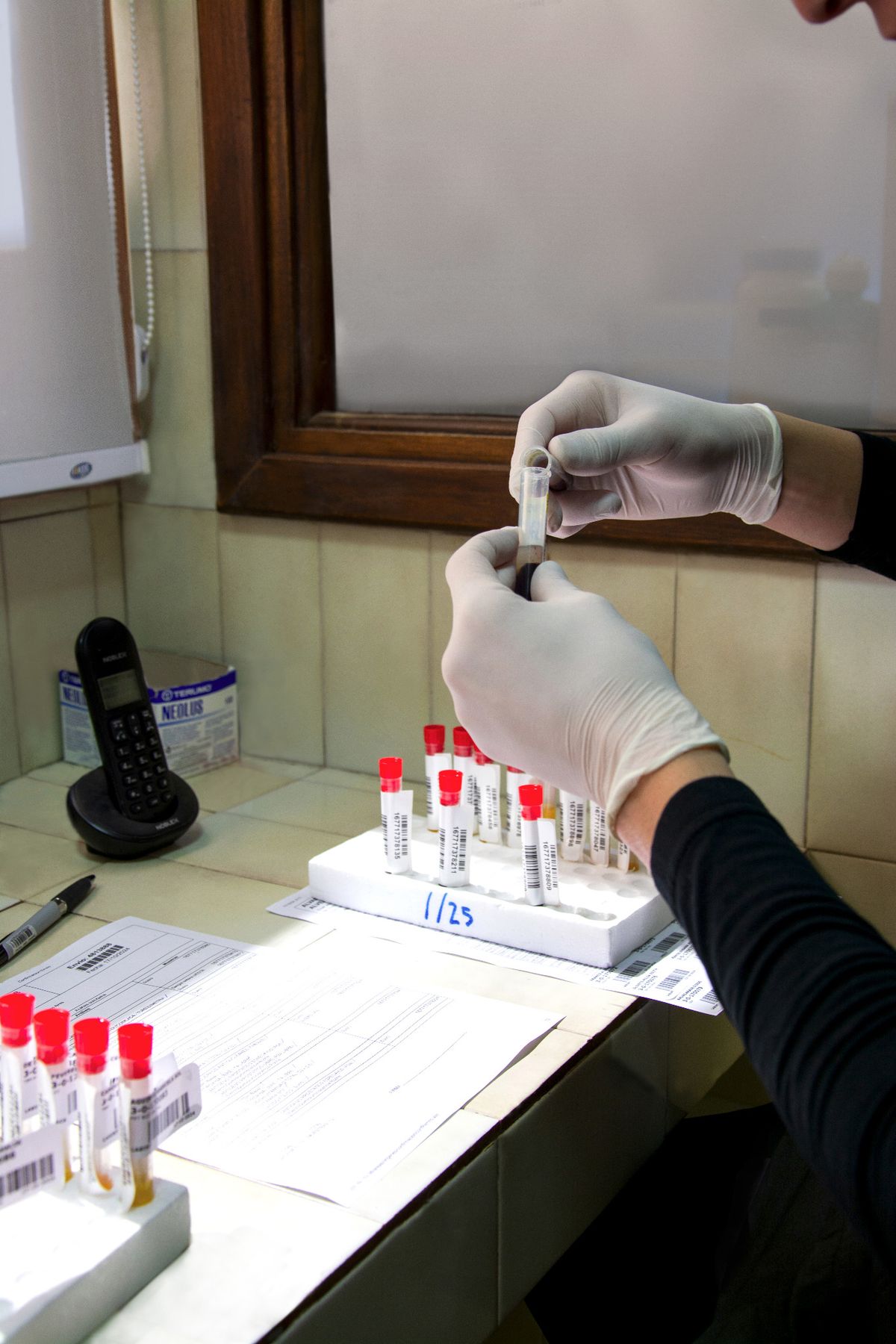 Calidad de trabajo en el laboratorio.